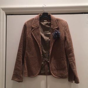 Les Prairies des Paris herringbone blazer